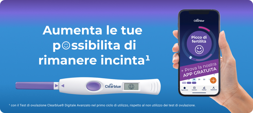 "Clearblue Test di Ovulazione Digitale Avanzato"