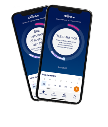 App Tracker mestruazioni e ciclo Clearblue